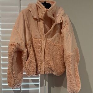 FP Movement by Free People Peach Teddy Jacket
